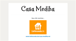 Desktop Screenshot of casa-mediha.de