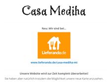 Tablet Screenshot of casa-mediha.de